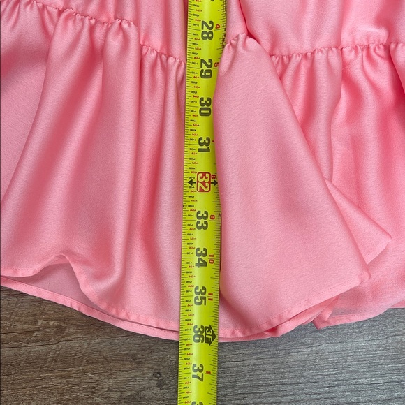 Alex Marie Lovely Pink Tiered Dress Ladies Size 8 - Picture 13 of 14